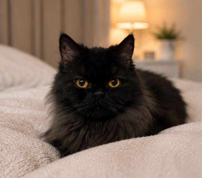 Chaka – Persian, available for adoption through GWARP