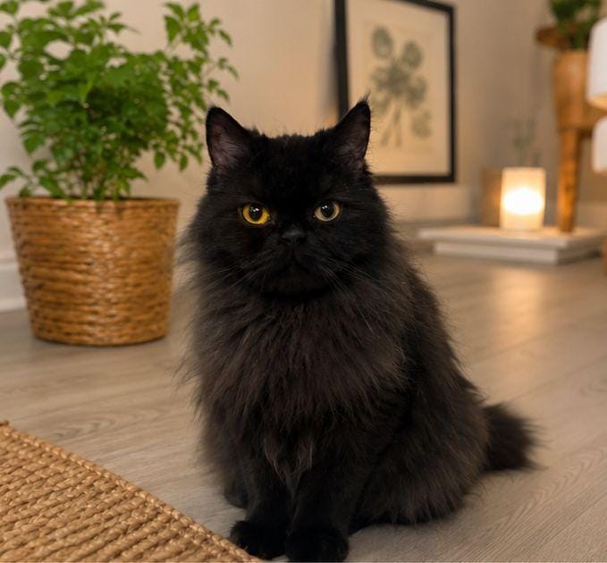 Chaka – Persian, available for adoption through GWARP