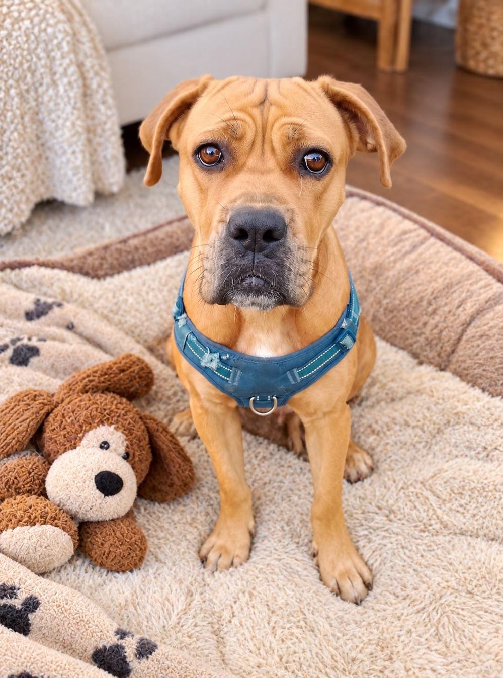 Melody – Boxer, available for adoption through GWARP